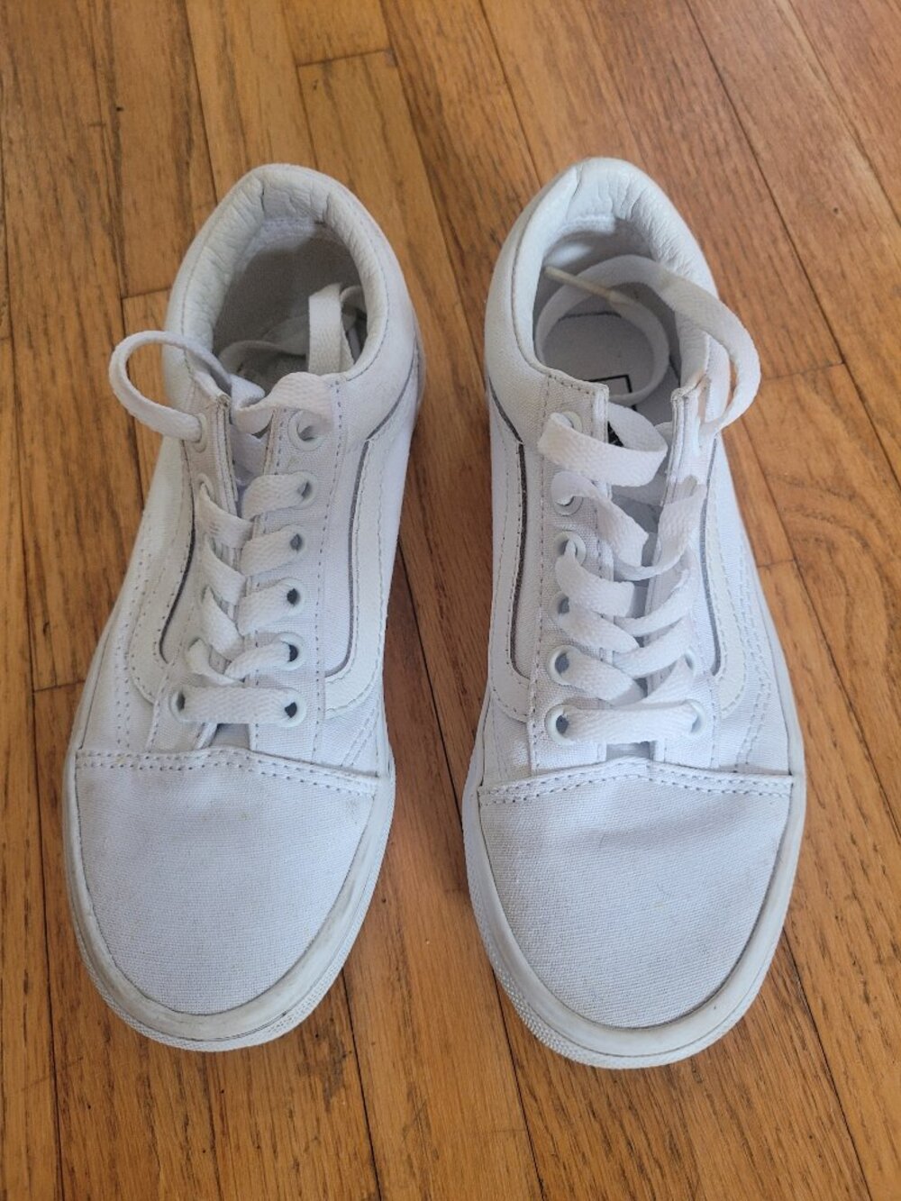 Girls white vans